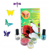 Set tatuaje temporare germane (glitter tattoos) Butterflies Eulenspiegel ST730584EULGT