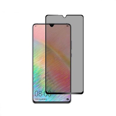 Folie de sticla privancy 5D pentru Huawei Mate 20, Privacy Glass GloMax, folie securizata duritate 9H anti amprente foto