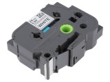 Bandă Etichetare 24mm 8m Albă/Neagră