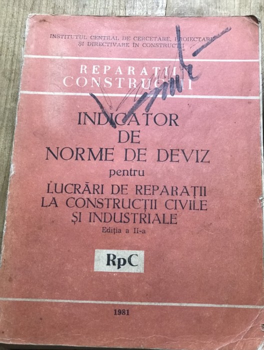 DVP30 Deviz reparatii constructii