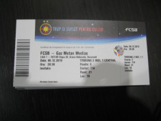 Bilet de meci - FCSB (Steaua) Bucuresti-Gaz Metan Medias (6 decembrie 2019) foto