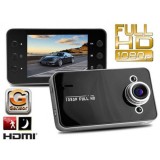 Camera Auto DVR Full HD 1080p MRG P-242, Unghi 120&deg;, Inregistrare Ciclica, Detectie Miscare, Card MicroSD, Negru