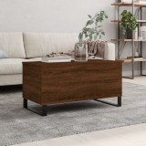 Gossi masuta de cafea, stejar maro, 90x44,5x45 cm, lemn compozit