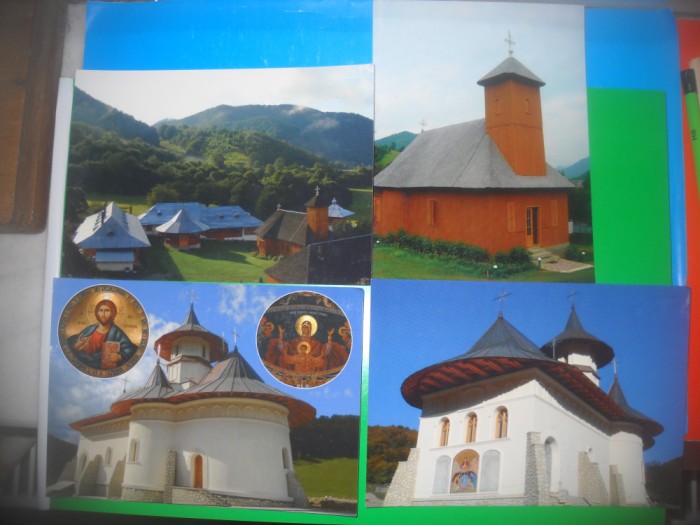 HOPCT LOT 3102 MANASTIREA LEPSA-JUD VRANCEA-4 CARTI POSTALE-NECIRCULATE