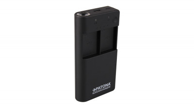 Powerbank 2x GoPro Hero 3 baterie / pentru baterii 7500 mAh ieșire USB - Patona foto