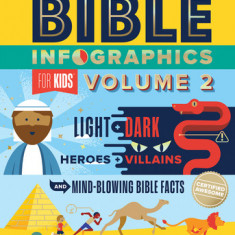 Bible Infographics for Kids Vol. 2: Light and Dark, Heroes and Villains, and How to Outrun a Chariot