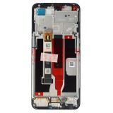 Display LCD Touchscreen cu Rama Original Realme 8 5G Negru Service Pack