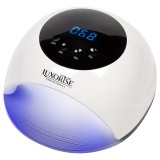 Lampa UV LED Unghii 90W RevoSmart PRO LUXORISE, Timer, Senzor, Uscare Rapida Gel Oja Semipermanenta, Alb