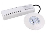 Lampă de Urgență LED RoundTech IP44 Albă