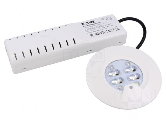 Lampă de Urgență LED RoundTech IP44 Albă