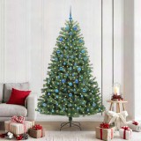 vidaXL Brad de Crăciun artificial cu ramuri articulare Verde 210 cm 3395503