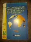 Analiza impactului reglementarii: cele mai bune practici din tarile ocde