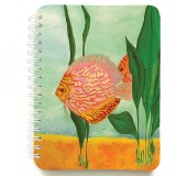 Cumpara ieftin Carnet Discus 12x16 cm, 100 foi dictando, spirala, hartie 80g/mp, colturi rotunjite, coperta lucioasa