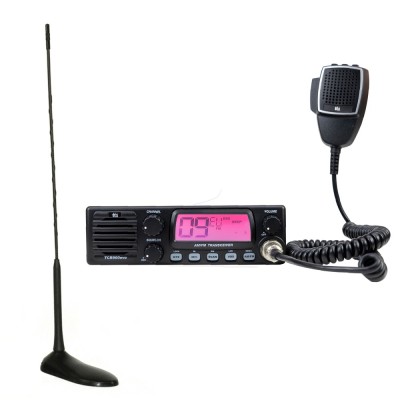 Kit Statie radio CB TTi TCB-900 EVO + Antena CB PNI Extra 45 cu magnet foto