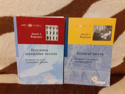 FEREASTRA SERVICIILOR SECRETE/FACTORUL INTERN-AUREL ROGOJAN (2 VOL) foto