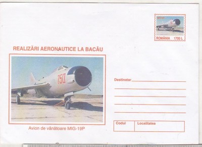 bnk ip Realizari aeronautice Bacau - Avion de vanatoare MIG-19P - necirculat - 077/2000 foto