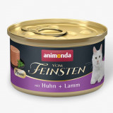 Animonda Vom Feinsten Cat Adult - pui și miel 85 g