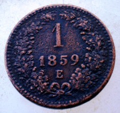 7.754 AUSTRIA 1 KREUZER 1859 E