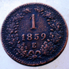 7.754 AUSTRIA 1 KREUZER 1859 E