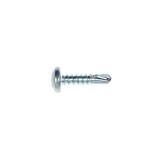 Surub autoforant pentru lemn, din otel, zincat alb, cu cap bombat, amprenta Phillips, PH 2, Friulsider, 4.2 x 19 mm, 25 bucati