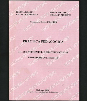 PRACTICĂ PEDAGOCICĂ - DANA CRĂCIUN - GHIDUL PROFESORULUI, PEDAGOGIE, &amp;Icirc;NVĂȚĂM&amp;Acirc;NT foto