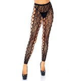 LEG AVENUE - FOOTLESS CROTHLESS TIGHTS ONE SIZE, LEG AVENUE HOSIERY