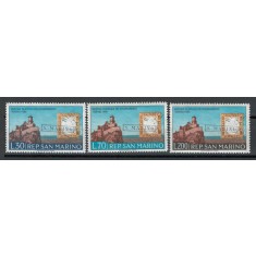 San Marino 1961 Mi 697/99 - 100 de ani de la unificarea Italiei