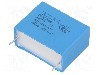Condensator cu polipropilena, 0,47&micro;F, 480V AC, 1kV DC, KEMET - PHE844RF6470MR06L2