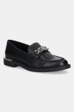 Dkny mocasini de piele Radisson culoarea negru, cu toc plat, K2510414
