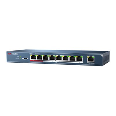 Switch 8 porturi PoE, 1 port uplink- HIKVISION DS-3E0109P-E-M foto