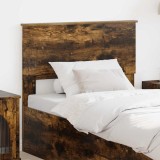 vidaXL Tăblie cap cu headboard Stejar fumuriu 100 cm Lemn compozit 888336
