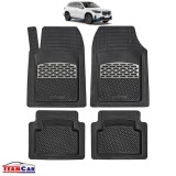 Covorase Auto TeamCar&reg; Tavita Compatibile BMW iX1 U11 Electric (2022&ndash;2025) Carbon, Cauciuc