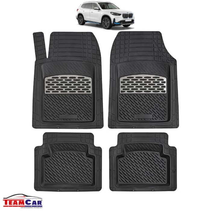 Covorase Auto TeamCar&reg; Tavita Compatibile BMW iX1 U11 Electric (2022&ndash;2025) Carbon