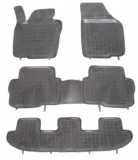 Set covorase auto din cauciuc SEAT ALHAMBRA (7N), 06.2010-, VW SHARAN (7N), 04.2010- cu 7 locuri, presuri tip tavita, negru; elastomer, Rapid