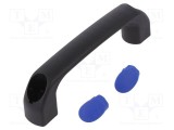 Suport poliamidă neagră RST ROZTOCZE H: 34mm L: 120mm W: 18mm 530N manetă
