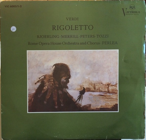 VINIL 2xLP # Jonel Perlea # Peters* &bull; Bjoerling* &bull; Merrill* &bull; Tozzi* &bull; Rome Opera House Orchestra* and Chorus* &bull; Perlea* &lrm;&ndash; Rigoletto (VG+)