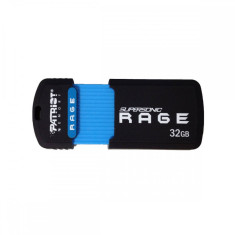 Memorie USB Patriot Supersonic XT Rage 32GB USB 3.0 Negru/Albastru foto