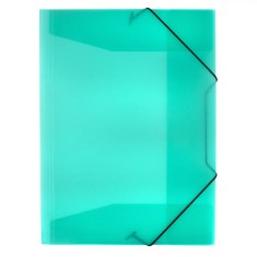Mapă Plastic A4, Verde Menta, Elastic, 25.5x34cm