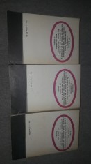 carte veche de colectie,3 VOLUME-GALSWORTHY-FORSYTE SAGA,1972,NEFOLOSITE,T.GRAT