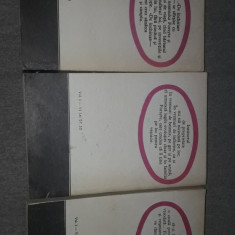 carte veche de colectie,3 VOLUME-GALSWORTHY-FORSYTE SAGA,1972,NEFOLOSITE,T.GRAT