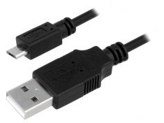 Cablu USB 2.0 A la Micro B 1.8m Nichelat