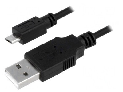 Cablu USB 2.0 A la Micro B 1.8m Nichelat foto