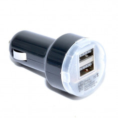 INCARCATOR AUTO- 2 X USB / 2.1A-1A foto