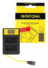 Patona Smart Dual LCD USB incarcator pentru Panasonic MW-BLC12PP V-Lux 4 Panasonic DMW-BLC12PP