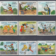 ROMANIA 1986 LP 1153 DESENE WALT DISNEY II SERIE MNH