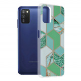 Techsuit - Marble Series - Samsung Galaxy A03s verde