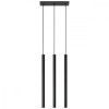 Lampă suspendată PASTELO 3 negru, Sollux Lighting