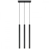 Lampă suspendată PASTELO 3 negru, Sollux Lighting