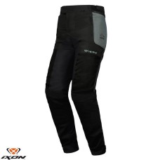 Pantaloni pentru scuter - motocicleta barbati Touring/Adventure Ixon vara model M-Njord MS culoare: verde/negru/galben (pantaloni laminati; wateproof)