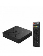 TV BOX HK1 4K, Android 7.1.2, 2GB RAM 16GB ROM, Kodi 18, S905W Quad Core, Wifi, Lan, Slot Card foto